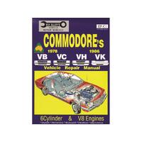 Workshop Manual for Holden VB VC VH VK 6 & 8 Cyl Commodore