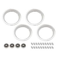 Wheel Trim Cap & Nut Kit (4 Wheels) for Late HJ HX HZ