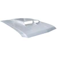 1964 - 1966 Mustang Fiberglass Hood (with 1967 Shelby-style 3" Tall Scoop)