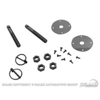 1964 - 1973 Mustang Hood Pin Kit (without Cables)