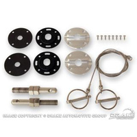 1964 - 1973 Mustang Billet Stainless Steel Hood Pin Set