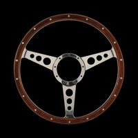 Corso Feroce 1965-73 Shelby Cobra Style Genuine Wood & Aluminum 15 9 Hole Steering Wheel