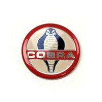 Cobra Snake Corso Horn Button Emblem