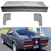 1965 - 1966 Mustang Fastback Fiberglass Trunk Lid & Extensions with Spoiler