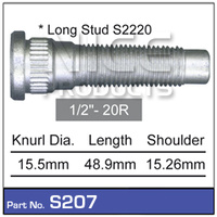 Ford Wheel Stud - 1/2"  Thread