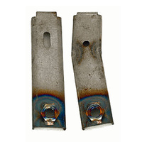 1967 Shelby GT350 GT500 Eleanor Hood Pin Extension Brackets - Pair