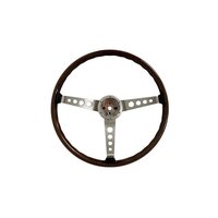 1965-1973 Shelby Wood Steering Wheel - Walnut