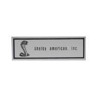 1967 Shelby Door Sill Scuff Plate Emblem - Version 2