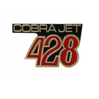 1968 Shelby Mustang "428 Cobra Jet" Fender Emblem (GT500KR)