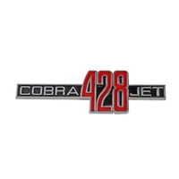 1969 - 1970  Mustang Shelby "428 Cobra Jet" Fender Emblem (G.T. 500)