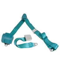 1964.5-73 Mustang 3-Point Seat Belt Pair- Turquoise