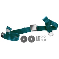 1964 - 1973 Mustang Aftermarket Seat Belt, Front or Rear, Left or Right (Aqua)