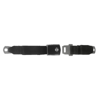 1968 - 1969 Mustang Concours Deluxe Black Seat Belt