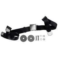 1964 - 1973 Mustang Aftermarket Seat Belt, Front or Rear, Left or Right (Black)
