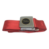 Seatbelt Bright Red with Falcon Logo