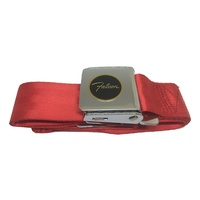 Seatbelt Bright Red with Falcon Logo