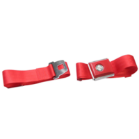 1964 - 1973 Mustang Push Button Seat Belt (Bright Red)