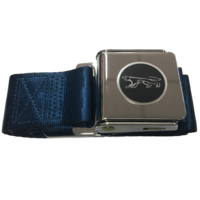 Seatbelt Dark Blue with Cougar Logo