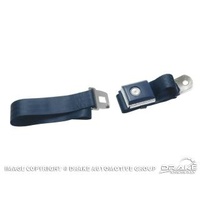 1964 - 1973 Mustang Push Button Seat Belt (Dark Blue)