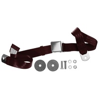 1964 - 1973 Mustang Aftermarket Seat Belt, Front or Rear, Left or Right (Dark Red)