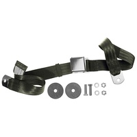 1964 - 1973 Mustang Aftermarket Seat Belt, Front or Rear, Left or Right (Green)