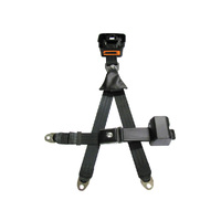 1965 - 1970 Shelby Mustang Seat Belt - Roll Bar Style - Black