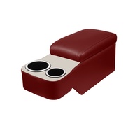 1964 - 1967 Mustang Classic Console - The Saddle (66-67 Dark Red & White)