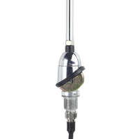 Antenna w/ 20' Cable & Fixed Chrome Plated Brass Mast - Rear Mount