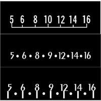 1950's - 1960's Radio Dial Screen Protectors Sample Pack SCP01 SCP02 SCP03
