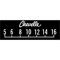 GM Logo Vintage Overlays Screen Protector - Chevelle