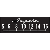 GM Logo Vintage Overlays Screen Protector - Impala