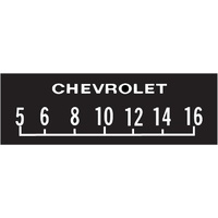 GM Logo Vintage Overlays Screen Protector - Chevrolet Block