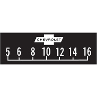GM Logo Vintage Overlays Screen Protector - Solid Chev Bowtie