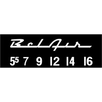 GM Logo Vintage Overlays Screen Protector - Bel Air
