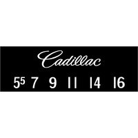 GM Logo Vintage Overlays Screen Protector - Cadillac