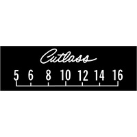 GM Logo Vintage Overlays Screen Protector - Cutlass