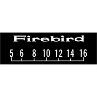 GM Logo Vintage Overlays Screen Protector - Firebird