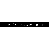 Chevrolet Bowtie Logo Screen Protectors for Wonder Bar 1 - SCP 33