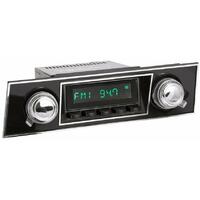 1967 - 1968 Chevrolet Camaro/Pontiac Firebird San Diego Retro Radio - All Black Face, Black Bezel