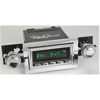 1984-86 Mercury Topaz/1981-87 Lincoln Town Car San Diego Radio - Black Face w/ Chrome Buttons, 121 Bezel, 03-73 Knob 