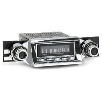 1957 Chevrolet Bel Air San Diego Radio - All Chrome Face, 51-74 Knob