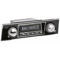 1967 - 1968 Chevrolet Camaro/Pontiac Firebird San Diego Retro Radio - All Chrome Face, Black Bezel
