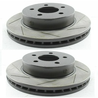 EF EL Falcon Rear Disc Brake Rotors - Pair - Slotted