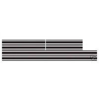 1965 - 1966 Mustang GT Stripe Kit (Gold)