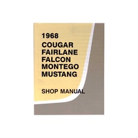 1968 Mustang Work Shop Manual