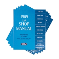 1969 Mustang Work Shop Manual Set