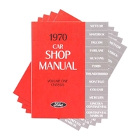 1970 Mustang Work Shop Manual Set