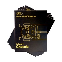 1973 Mustang Work Shop Manual- 5 Volume Set