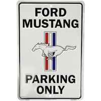 Ford  Mustang Parking  Large Metal Tin Sign 30.5cm X 45.7cm Genuine American Made