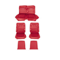 1964 - 1966 Mustang Coupe Pony Sport Seats (Bright Red)